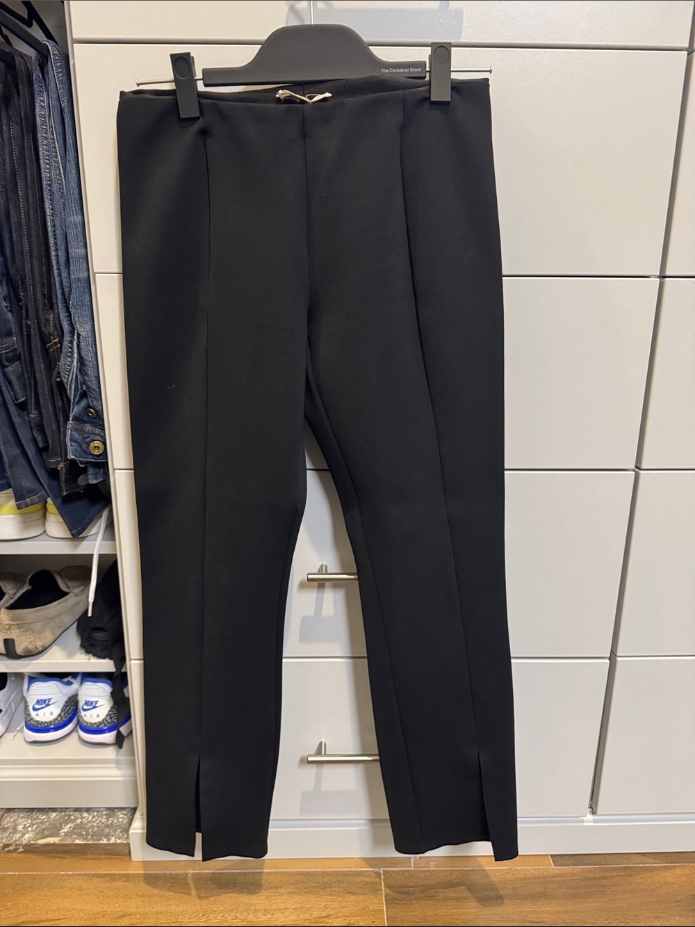 The Row Black Women’s Slim Tailored Dress Trousers